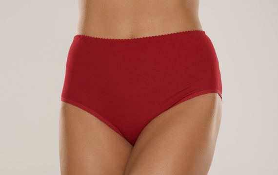 Figi wysokie 018 Sara De lafense - bordowy