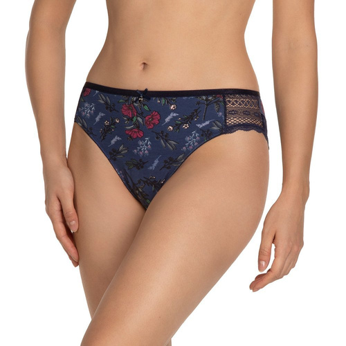 Figi Damskie L-1373 BI A'2 Lama granatowy