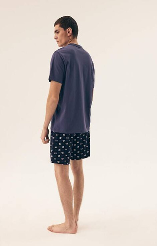 Piżama Męska 42606 Sake Henderson -granatowa