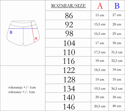Spodenki krótkie 212187 Tola Nicol