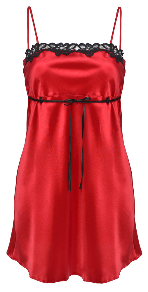 Kalia Halka satynowa koszulka damska DKaren - czerwony