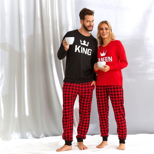 PM.9748 Piżama Damska Doctor Nap - red