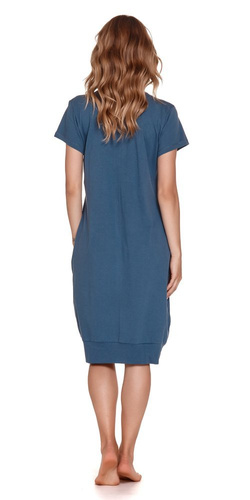 TM.4348 Koszula Nocna ciążowa i do karmienia Doctor Nap - deep blue