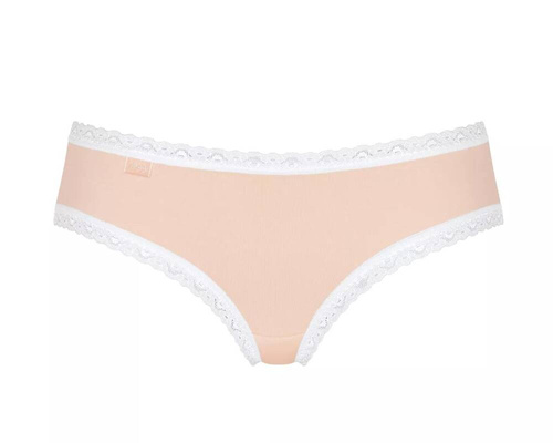 Figi Damskie 24/7 Weekend Hipster 3-pak Sloggi- white - light combination