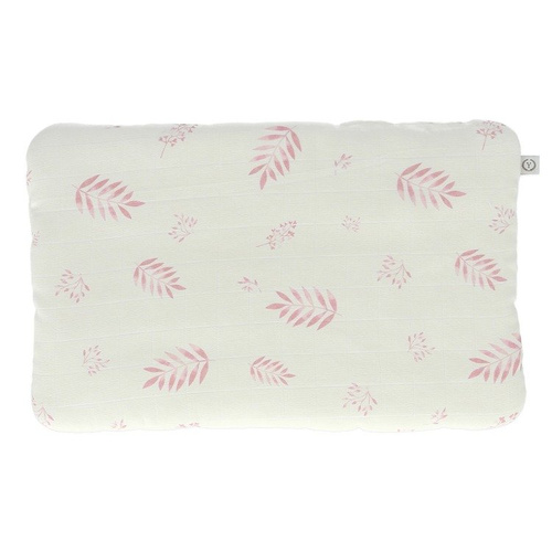 Poduszka muślinowa Blue leaves Yosoy - niebieski