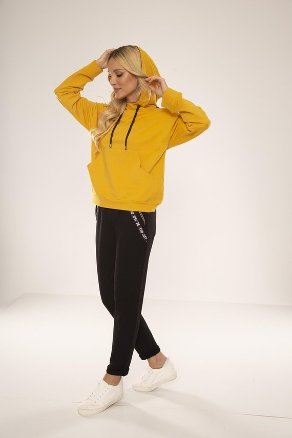 Komplet dresowy 496 Just Forex - miodowy