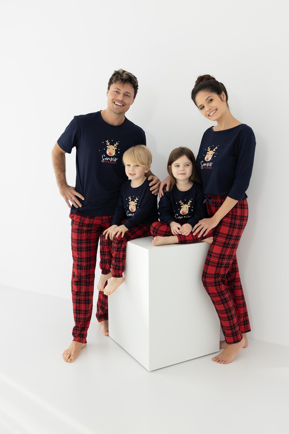 Piżama męska Nathan Sensis - granatowy