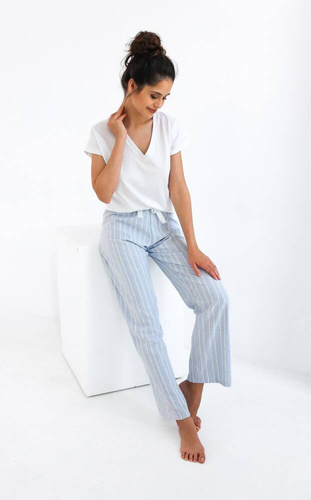 Piżama damska Irene Sensis - perłowy