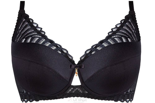 Biustonosz usztywniany full cup Dua Unikat czarny