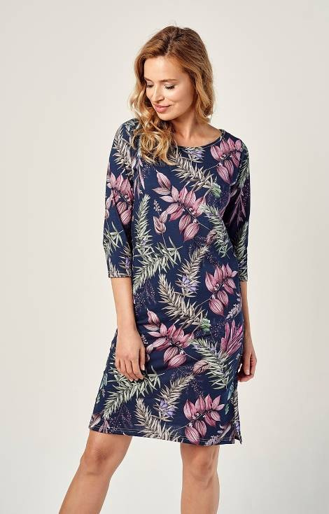 Koszula Damska 2980 Vivian Taro- granatowy