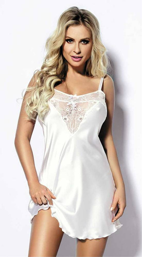 Koszulka satynowa damska DKaren - błękit