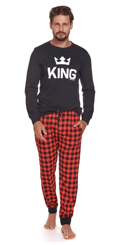 PMB.9761 Piżama Męska Doctor Nap - red