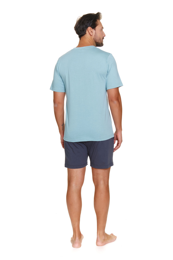 PMB.7232 Piżama Męska Doctor Nap - ice blue