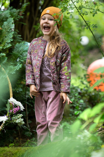 Kurtka dziewczęca Magic Vibes Pinokio - fiolet