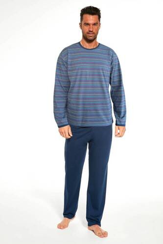 Piżama męska 138/52 Various Cornette niebieski-granatowy