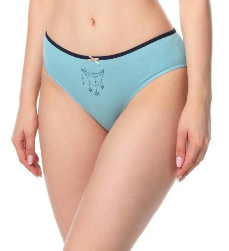 Figi Damskie L-122 BI-44 A'3  Lama granatowy niebieski