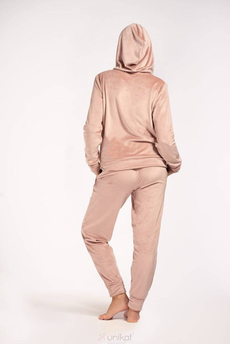 Komplet damski Maja Unikat pudrowy róż 
