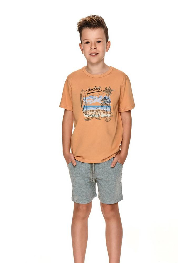 Piżama chłopięca 2748, 2749 Wadim Taro -cappuccino