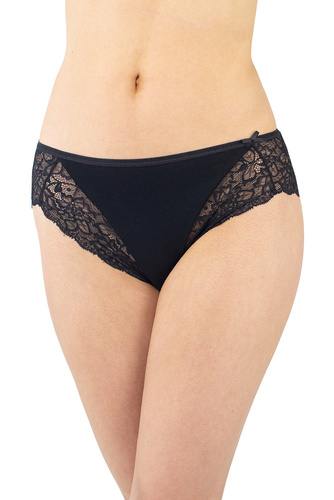 Figi damskie 07024 Miss Mediolano czarny