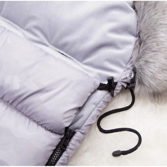 Śpiworek do wózka 3 w 1 Eevi - jasny szary