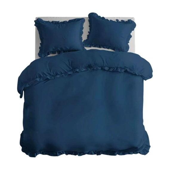 Pościel bawełniana Pure 23 jednobarwna Detexpol denim