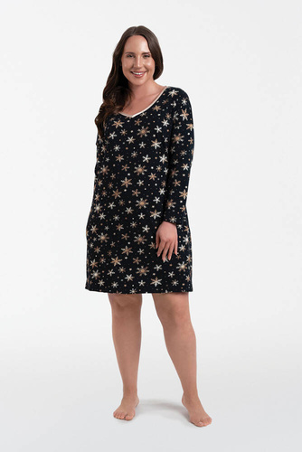 Koszula nocna damska Laponia Italian Fashion - druk  