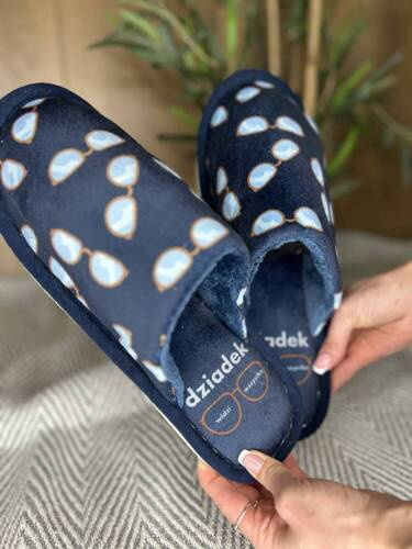 Kapcie męskie CDML1900-002 Moraj - granatowy