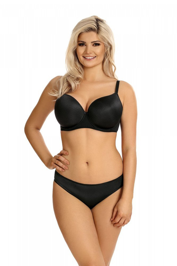 Biustonosz usztywniany 147 Lupoline - czarny