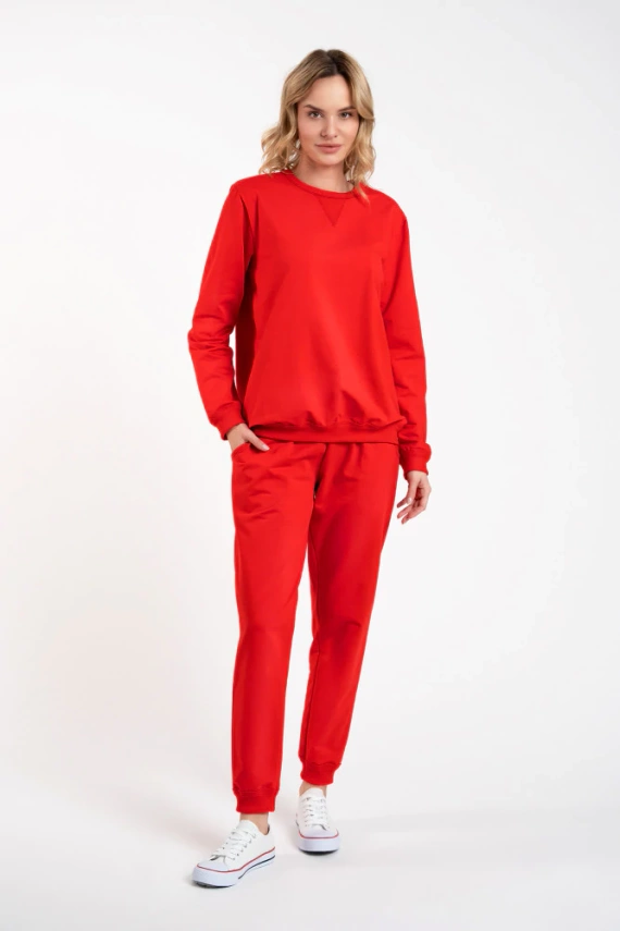 Komplet dresowy Panama Italian Fashion- czerwony