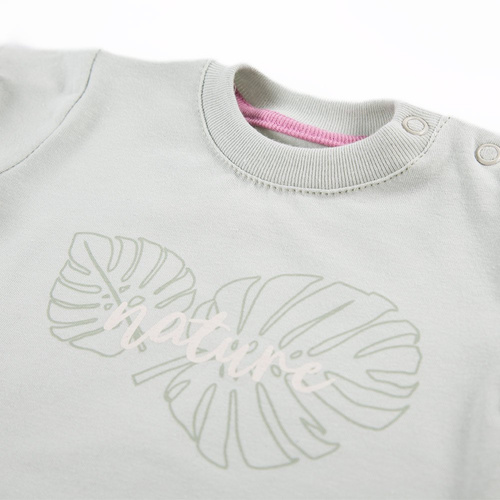 T-shirt dla dziewczynki Nature Ewa Klucze - zielony