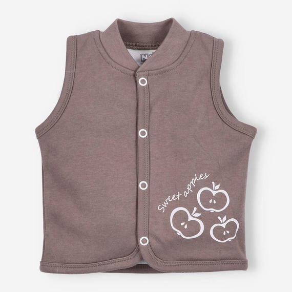 Kamizelka z bawełny organicznej Happy Apples Nini