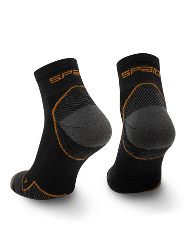Running 03 Skarpety biegowe damskie/męskie Spaio black/orange 