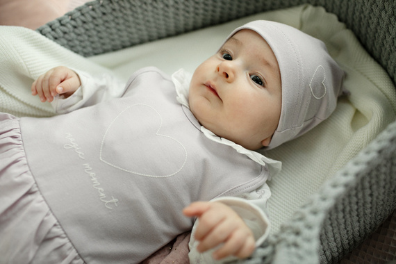 Czapka dziewczęca Charlotte Pinokio - fiolet