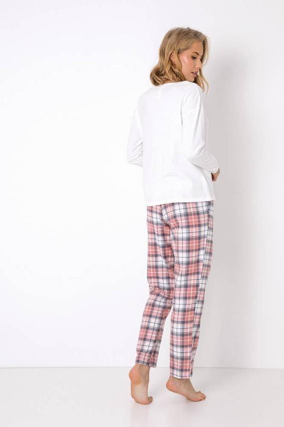 Piżama damska Kaira Long Aruelle - white