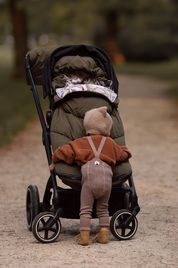 Wodoodporny śpiworek do wózka Everest Makaszka- Ornithology