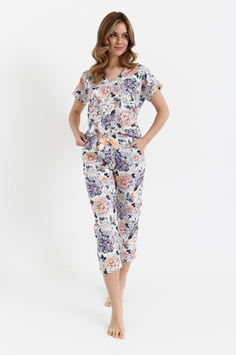 Piżama damska 468 Cana -fioletowy