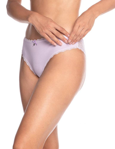 L-1409  MB A'2 Figi Damskie Lama  wrzosowy szary