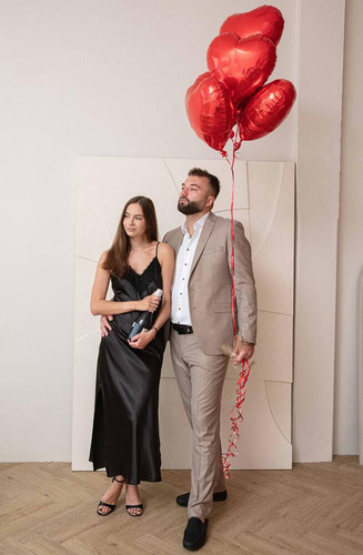 Ife Halka satynowa koszulka damska DKaren - czarna 