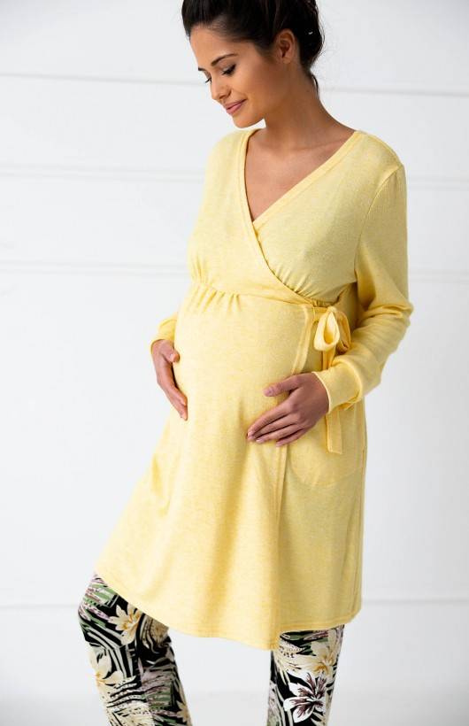 Sensis Szlafrok damski Tracy - żółty