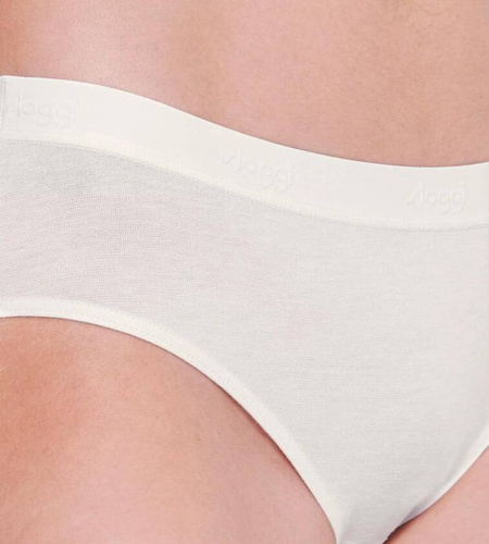 Figi Damskie Casual Hipster Sloggi Go 2-pak - silk white