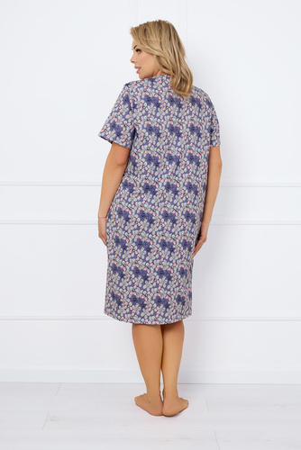 Koszula do karmienia z krótkim rękawem Bonaria Italian Fashion - druk