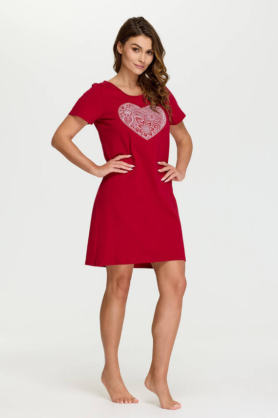 Koszula damska 11 Senizo bordowy