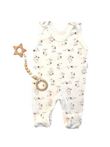 Mamatti SC14930 – śpiochy dla niemowląt we wzór piesków, bawełniane