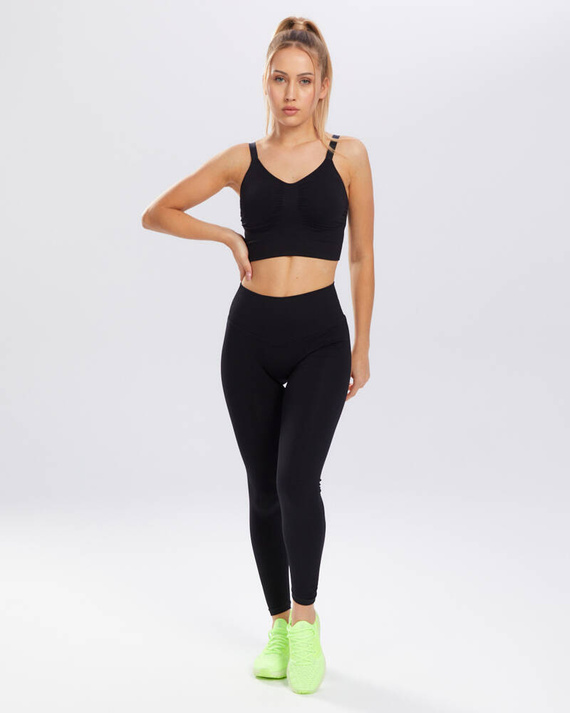 Biustonosz sportowy Flex Spaio black