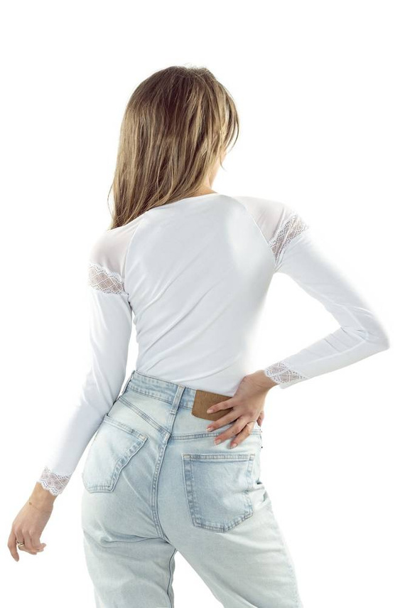 Bluzka damska Ovidia Eldar- biały