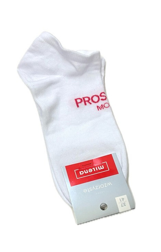 1146-077 Prosecco Mood Stopki damskie Milena - biały