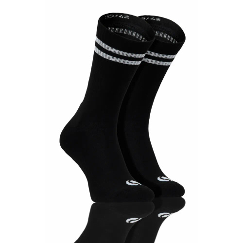 SKB04 Skarpety sportowe długie Sesto Senso czarny