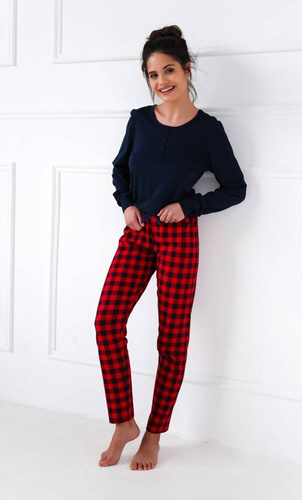 Piżama damska Bonnie  Sensis - granatowy