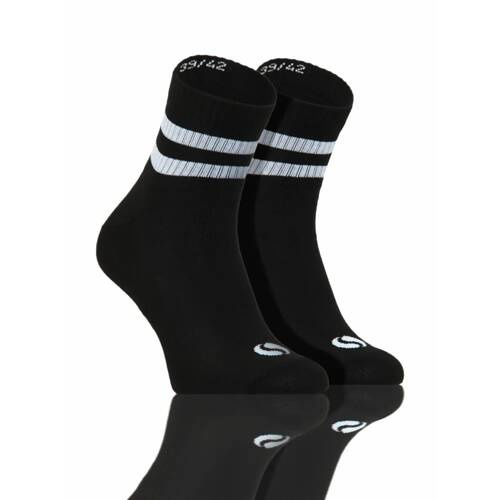 SKB05 Skarpety sportowe krótkie Sesto Senso czarny