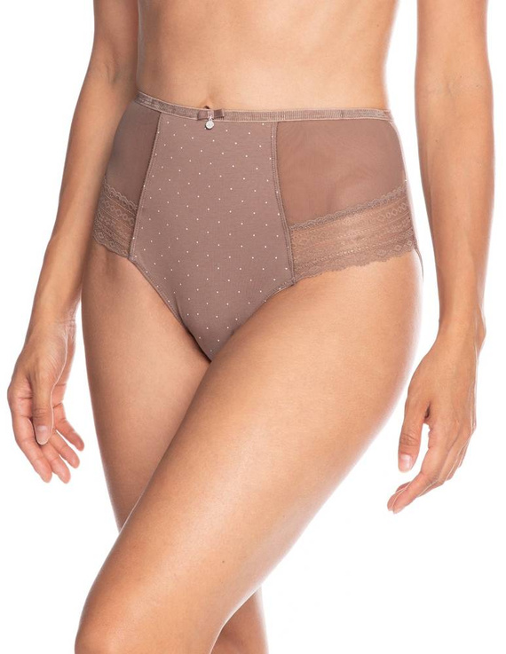 Figi Damskie L-1407 MD A'2 Lama brązowy ecru